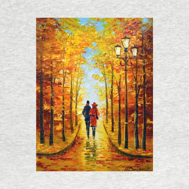 Autumn walk in the Park by OLHADARCHUKART